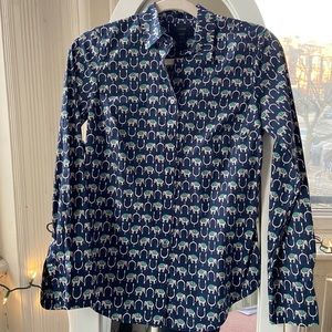 JCrew Elephant button down top!